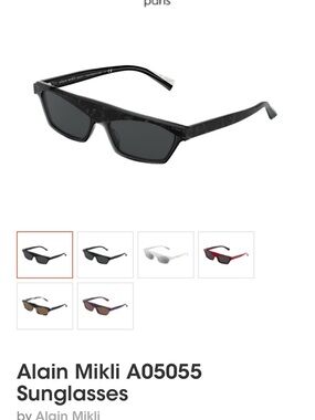 Alain Mikli A05055 Men’s Sunglasses — Black Marble Frame